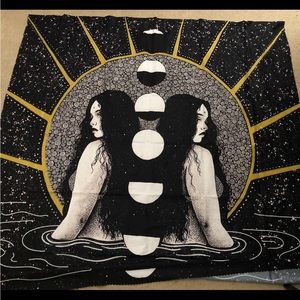 Photography Backdrop Party Curtain Tapestry 60x60 moon